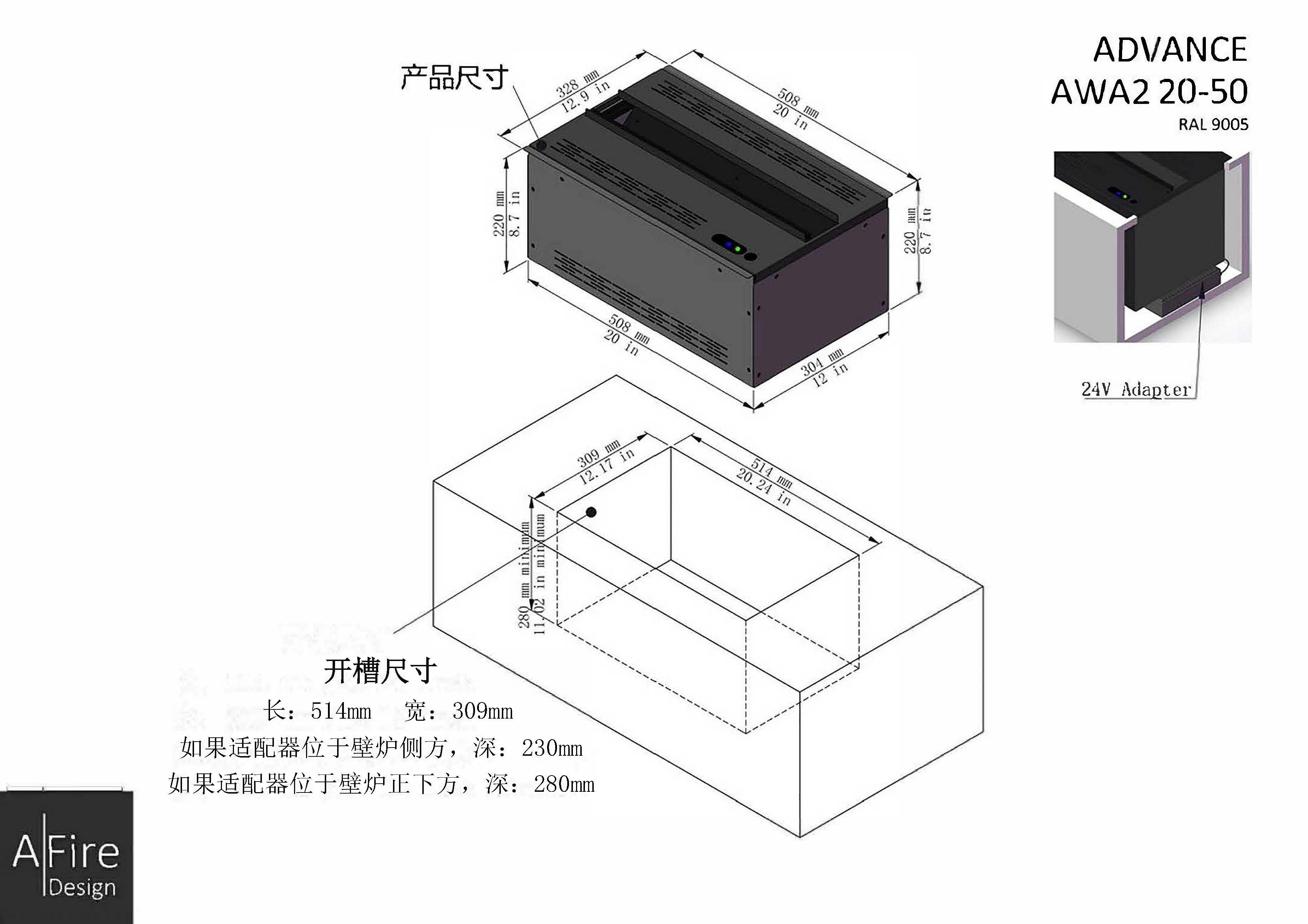 (图1)产品尺寸&开槽尺寸图